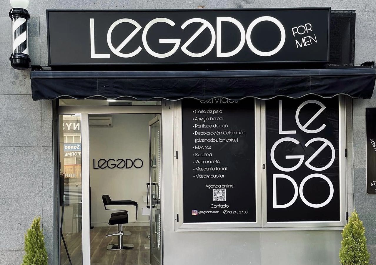 Fachada Legado For Men — Av. Constitución 38, Castelldefels